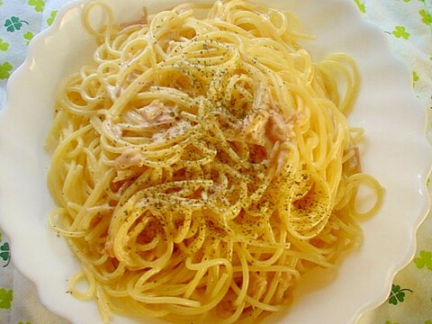 シーチキン＆なめたけでマヨパスタ～☆